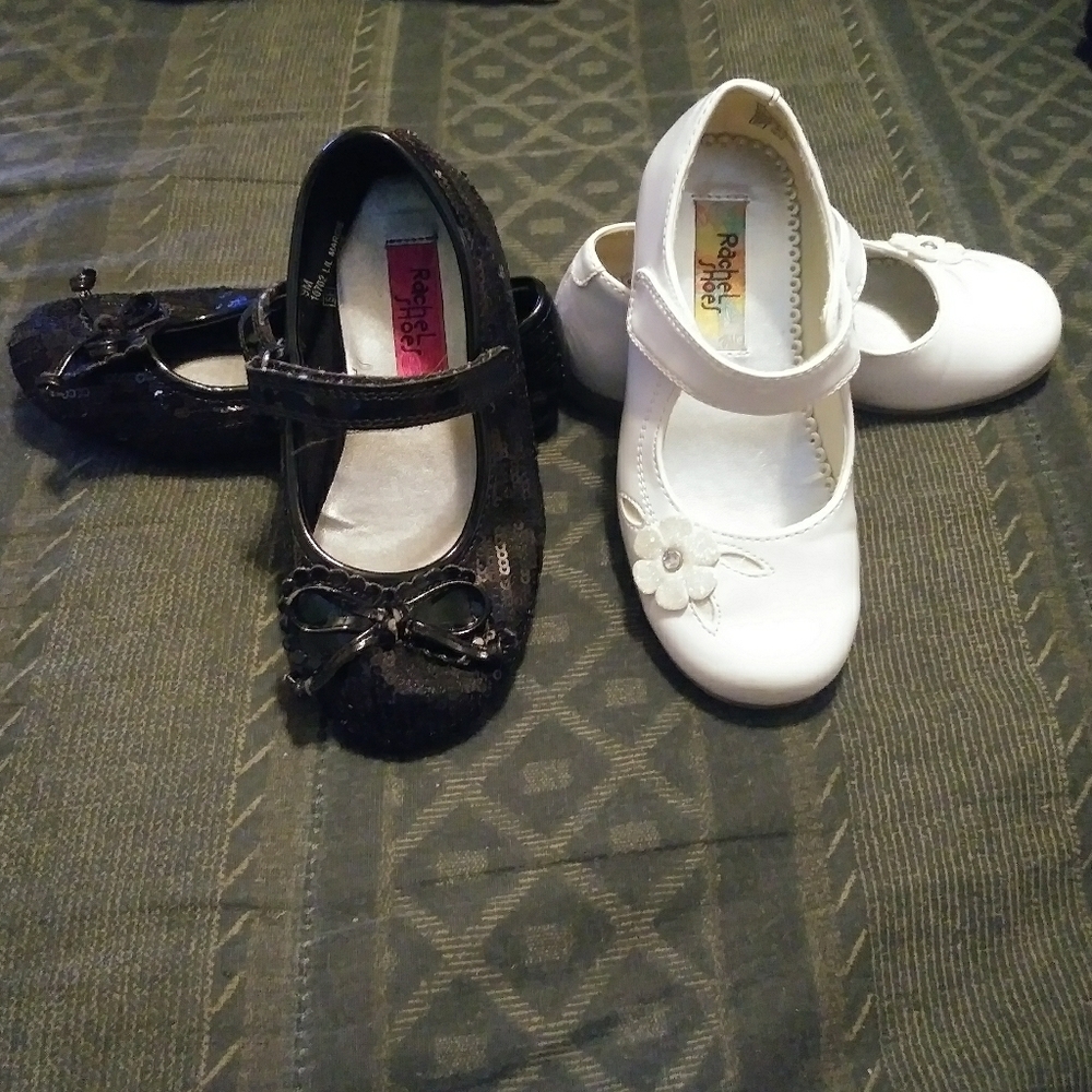 2 Pair of Girl's Dress Shoes